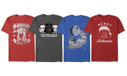 Merry Sithmas Star Wars Men's T-Shirt. Extended Sizes Available. 