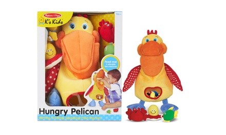 Melissa and Doug Hungry Pelican Soft Baby Educational Toy