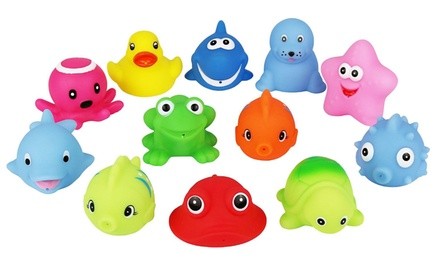 Click N' Play Assorted Colorful Squirter Bath Toys (12-Pack)