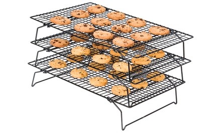 Stackable Non-Stick Cooling Rack Set (3-Piece)