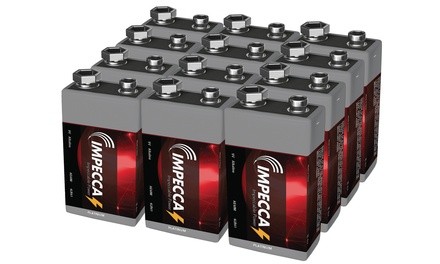 High-Performance Platinum Alkaline Long Lasting 9V Batteries (12- or 24-Pack)