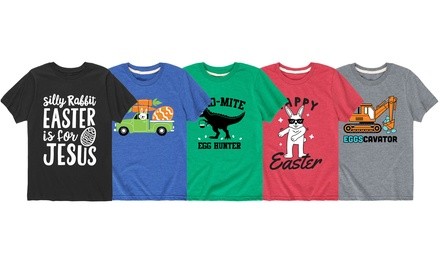 Kids Funny Easter Tee