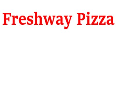 Freshway Pizza