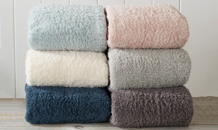 Cozy Sherpa Stretch Knitted Lightweight Bed Blanket