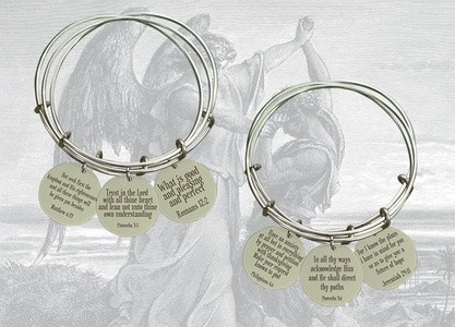 Holy Scripture Bangles by Pink Box