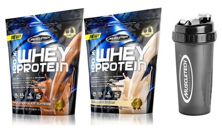 Muscletech Whey Protein with Shaker Bottle (10 Lb.)