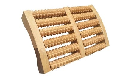 Solid Wood Foot Massage Roller