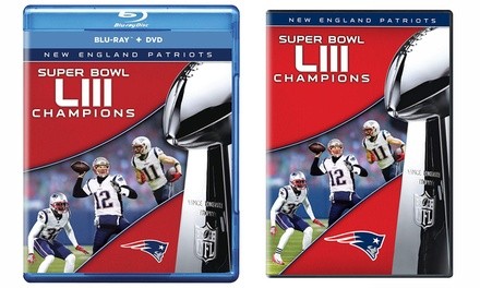 NFL Super Bowl LIII Champions - New England Patriots on DVD & Blu-ray