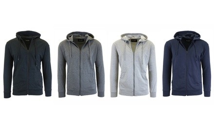 Men's Lightweight French Terry Zip-Up Hoodie