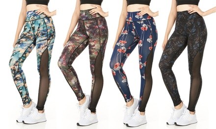 Women's Active Fitness Leggings (4-Pack). Plus Sizes Available. 