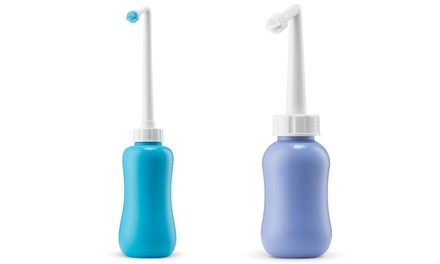 Serenily Plastic Portable Mini Travel Bidet (600ml or 300ml)