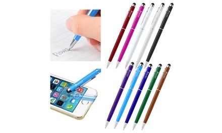 Insten 2-in-1 Stylus Ballpoint Touch Screen Pen (10-Pack)