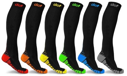 DCF High-Energy Sports Compression Socks (6-Pack)