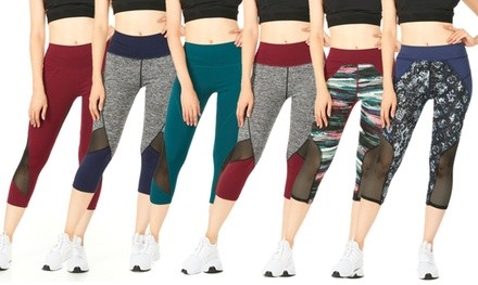 Women's Active Crop Leggings (4-Pack)