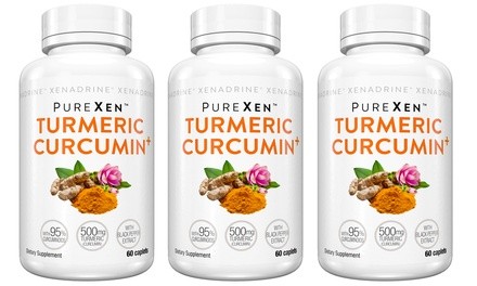 PureXen Turmeric Curcumin (1-, 2-, or 3-Pack)