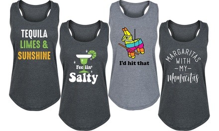 Women's Tequila, Margaritas & Shenanigans Tanks. Plus Sizes Available.