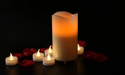 Techy Guru Candle-Shaped Wax LED Bluetooth Speaker