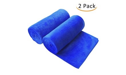 100% Microfiber Bath Towel (2-Pack)