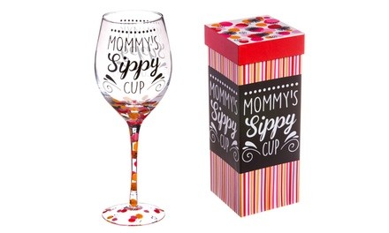 Printed Wine Glass (12 Oz.)