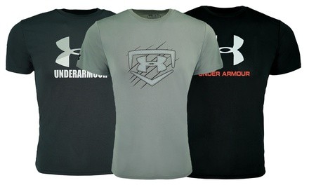 Under Armour Men's Tech Slim-Fit Heatgear Sportstyle Logo T-Shirt (S-XL)