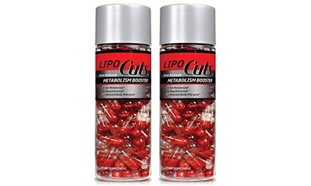 Lipo Cuts Time Release Metabolism Booster 60-Count (1- or 2-Pack)