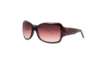 Kenneth Cole Reaction Women's Havana Oversized Sunglasses