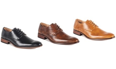 Signature Men's Plain-Toe Dress Shoes