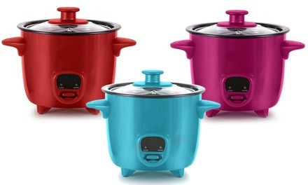 Personal Mini Rice Cooker with Cook/Warm Function