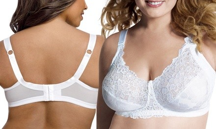 Just My Size Women's Comfort Lace Hidden Shapers Bra