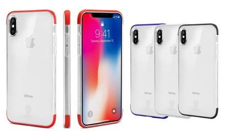 BASEUS Slim Armor Protective TPU Cover Transparent Clear Phone Case for iPhone X or XS