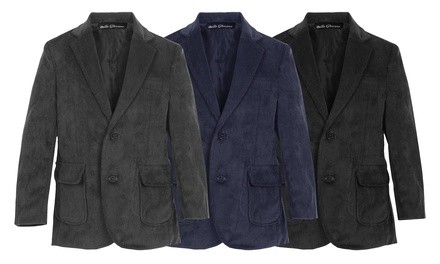 Bello Giovane Kids' Single-Breasted Corduroy Blazer