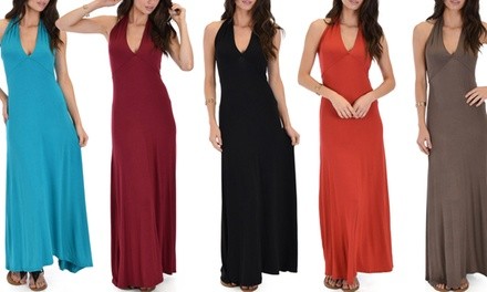 Lyss Loo Love Potion Halter Maxi Dress