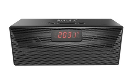 SoundBot SB1023 FM Alarm Radio and Portable Speaker