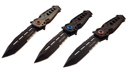 Tac-Force Carbon Steel Breach Knife with Assisted Opening