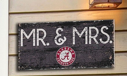 NCAA Mr. & Mrs. Sign