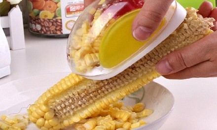 No-Mess Corn-Cob Shaver