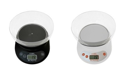 Coby Digital Food Scale with Removable Bowl