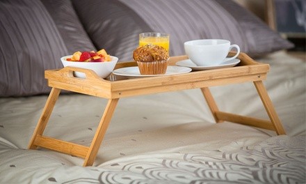 Modernhome Foldable Bamboo Serving Tray