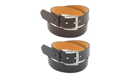 Men's Solid Belts (2-Pack)