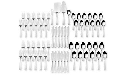 Maison Satin Service for 12 Flatware Set (67-Piece)