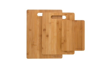 Bamboo Cutting Board Set (3-Piece)