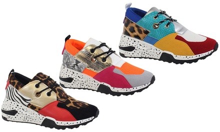 Yoki Clint Women's Color-Block Fashion Sneakers