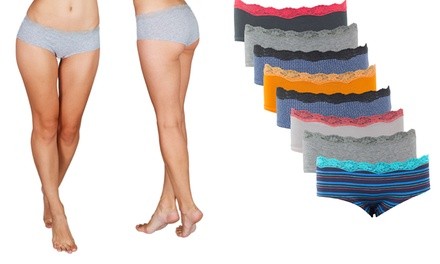 Women's Lace Hipster Panties (10-Pack)