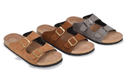 Oak & Rush Keller Men's Double-Buckle Sandals | Groupon Exclusive