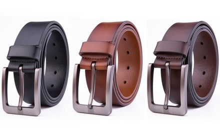 Men's Casual Genuine-Leather Dress Belts