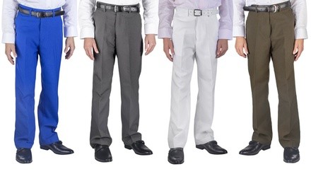 Boys' Dress Pants with Matching Belt