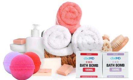 CBD Bath Bombs from cbdMD (100mg)