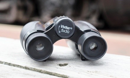 Vivitar Classic Compact 5X30 Binoculars with Case