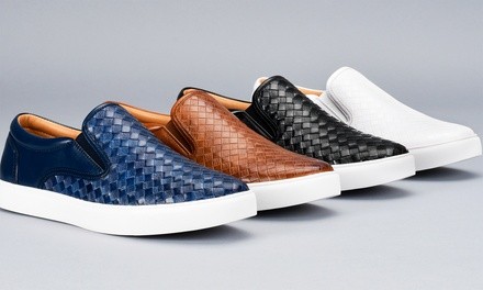 Harrison Echo Men's Woven Slip-on Sneakers