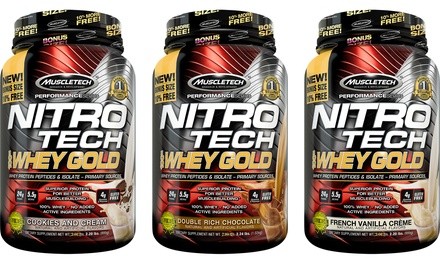 Nitro Tech 100% Whey Gold Protein (2.2 Lb)